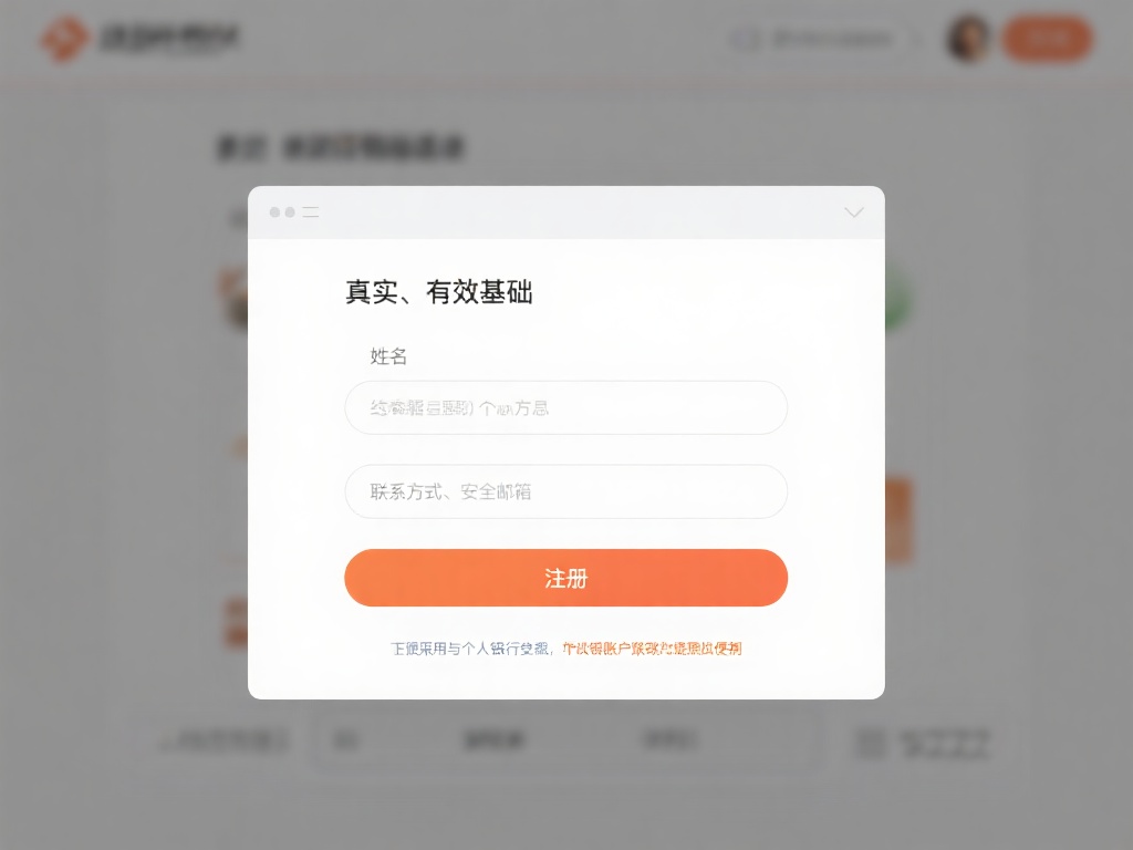 轻松操作指南:凯时尊龙官网登录与注册账号详解 点击注册按钮后,页面会弹出注册窗口。这时需要您输入