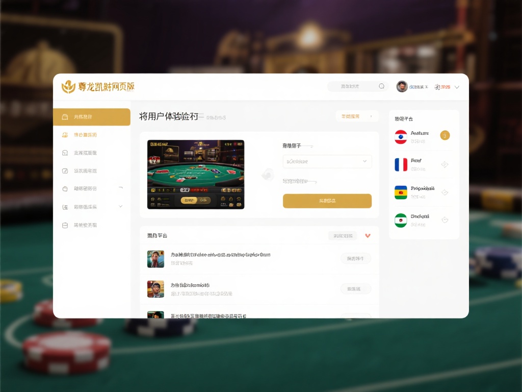 深度揭秘尊龙凯时网页版背后精彩玩法攻略 尊龙凯时网页版始终将用户体验放在首位。平台的界面设