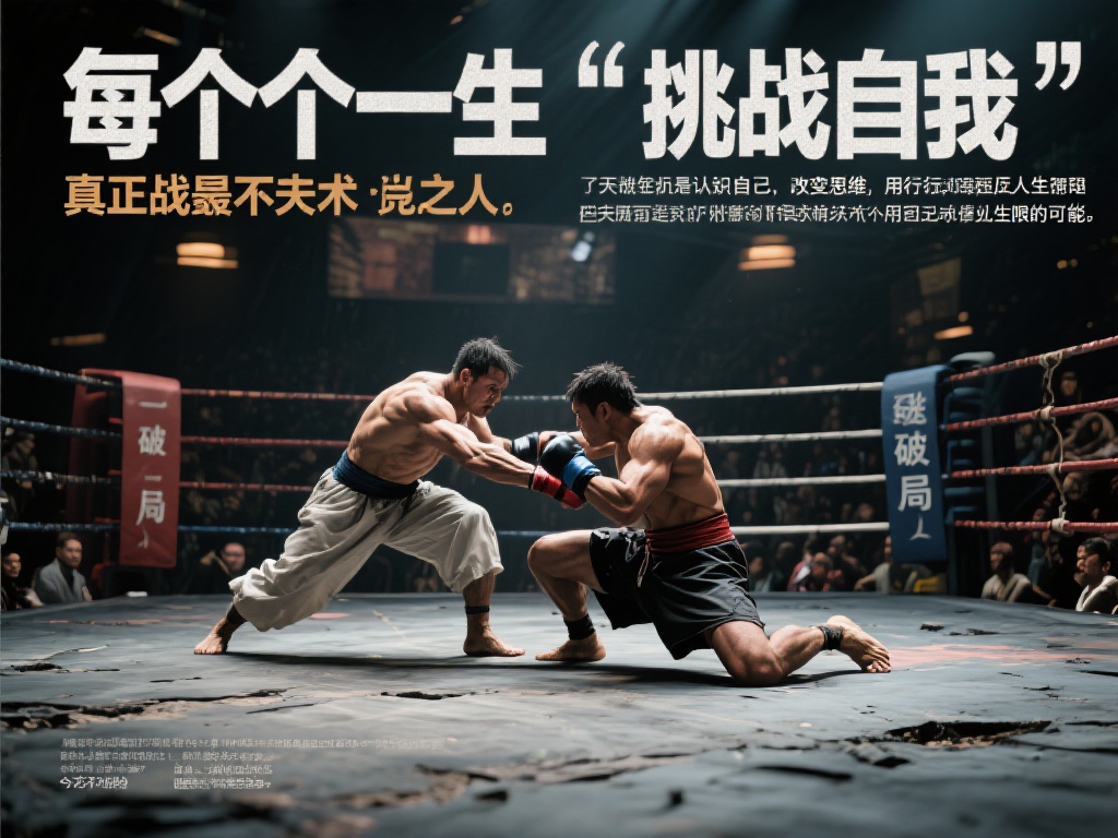 每个人的一生都如同一场激烈的搏斗，而真正的赢家不是