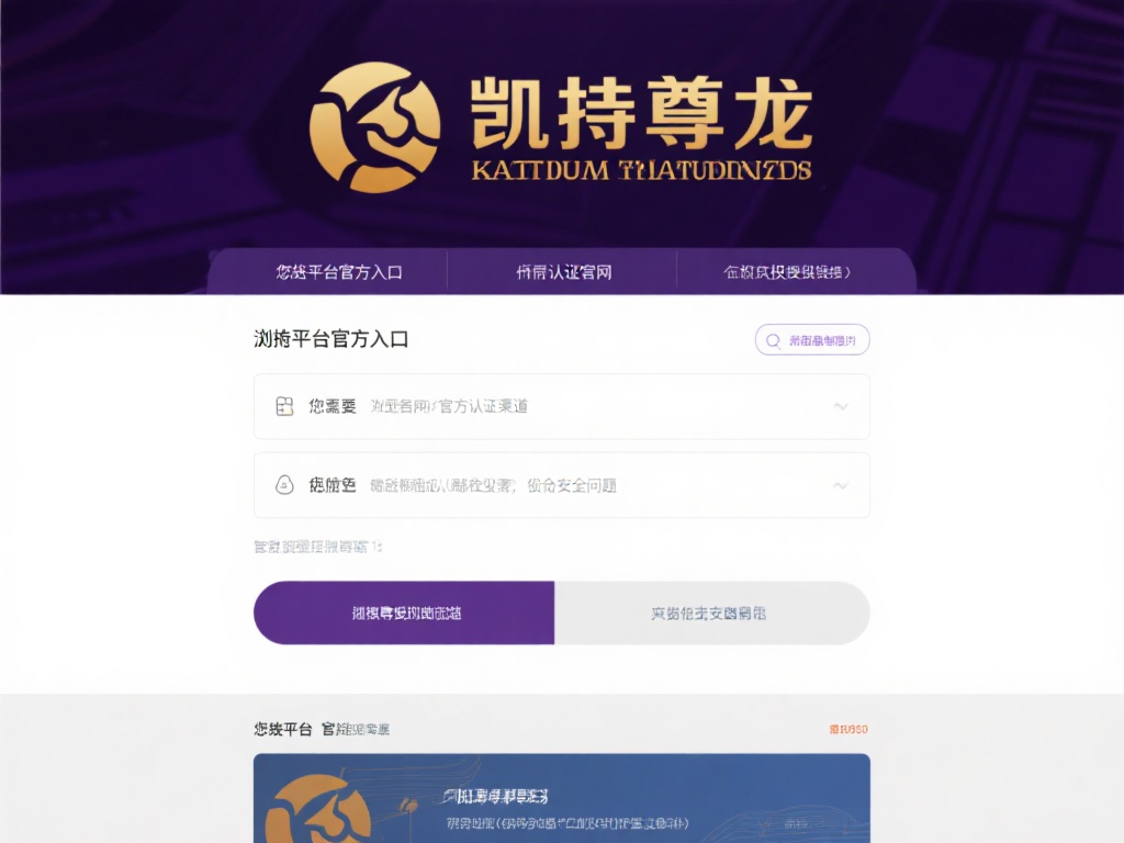 访问平台官方入口
您需要通过浏览器进入凯时尊龙官
